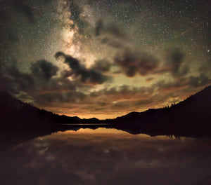 Milky Way Reflecting in Tenaya Lake